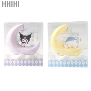 Hhihi Crescent Moon Light Lamp  Cute Moonlight Night Creative Design Low Energy Consumption Durable for Household