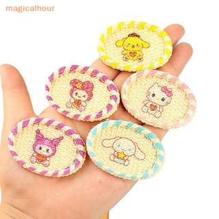 Magicalhour^^ จาน ชาม บนโต๊ะอาหาร บ้านตุ๊กตา เฟอร์นิเจอร์จิ๋ว ของเล่น ของขวัญที่ดีที่สุด สําหรับบ้านตุ๊กตา *ใหม่