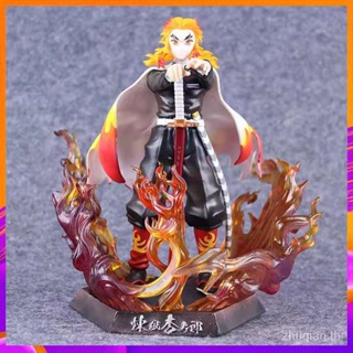 Quick hair wholesale on behalf of the Ghost Blade GK purgatory apricot Shoulang eldest brother Yan Zhu nine pillars resonance pvc hand-made statue