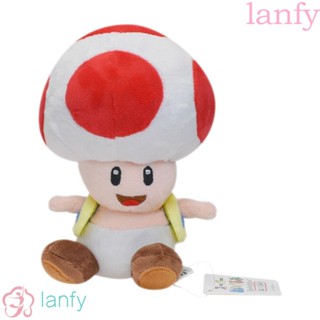 Lanfy หมอนตุ๊กตานุ่ม รูปการ์ตูนอนิเมะ Super Mario ของขวัญวันเกิด สําหรับเด็ก ตกแต่งบ้าน