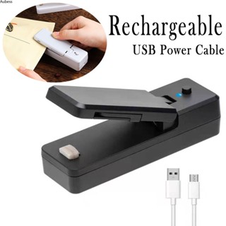 2 in 1 Bag Sealant Mini-rechargeable Usb Thermal With Knife Cutter Portable for Food Storage ถุงพลาสติก Aube