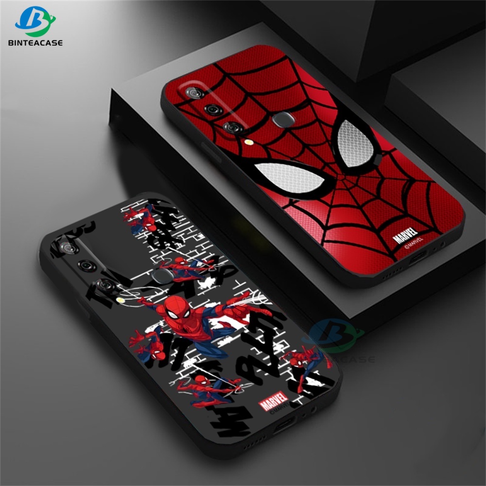 เคสซิลิโคนนิ่ม ลาย Marvel Spider-Man สําหรับ Huawei P30 Lite Nova 5T Nova 3i Nova 7i Y6P Y7A Y6 Pro Y7 Pro 2019 Y9S