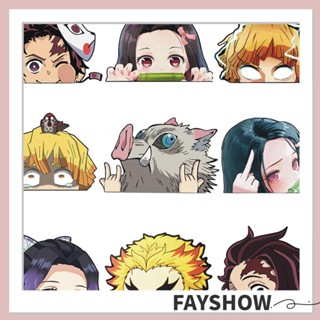 Fay สติกเกอร์ติดรถยนต์ ลาย Demon Slayer