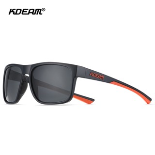 KDEAM แว่นตากันแดด UV400 Polarized ทรงสี่เหลี่ยม สําหรับขับรถ เดินป่า ตั้งแคมป์ ตกปลา