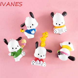 Ivanes ฟิกเกอร์การ์ตูนอนิเมะ Pochacco Kawaii ของขวัญ สําหรับตกแต่งเค้ก