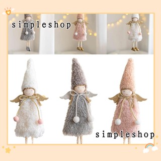 Simple จี้ตุ๊กตานางฟ้า ของขวัญคริสต์มาส สําหรับตกแต่งบ้าน ปาร์ตี้