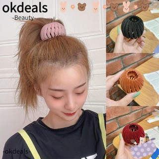 OKDEALS กิ๊บติดผมหางม้า รังนก แฟชั่นสําหรับผู้หญิง