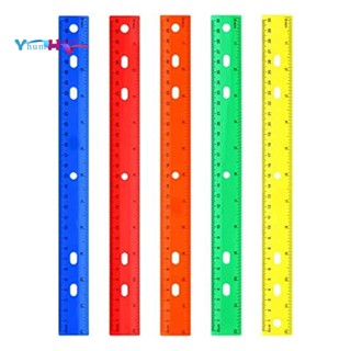 ไม้บรรทัดพลาสติก 5 สี 5 ชิ้น สําหรับเด็ก