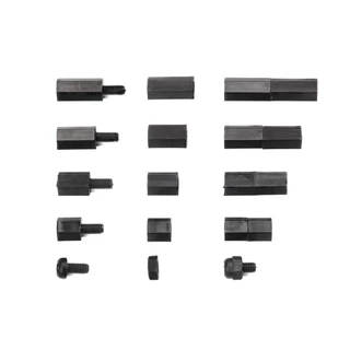Urlwall 180 ชิ้น M3 บ้านฮาร์ดแวร์ซ่อมหญิงชาย Hex หกเหลี่ยม skru เสาไนลอน Standoff Spacer คอลัมน์สําหรับ PCB เมนบอร์ดพลาสติก Spacing Phillips สกรู