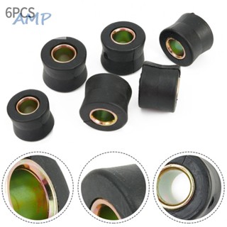 ⚡READYSTOCK⚡Shock Absorber 10mm 6pcs Black Motorbike Universal Rubber Ring Bushing