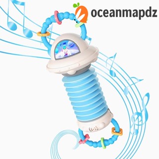 Oceanmapdz ของเล่นเครื่องดนตรี แบบมือถือ สีชมพู สําหรับเด็ก