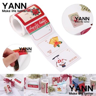 YANN1 Gift Name Tags Packaging Sealing Sticker Self-Adhesive Christmas Decals Present Label