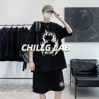 CHILLG LAB เสื้อสูทผู้ชาย แขนสั้น เทรนด์แฟชั่นฤดูร้อน