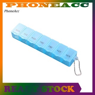 Phoneacc กล่องเก็บยา แบบใส 3 สี สําหรับเดินป่า 7 ช่อง