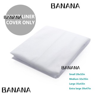 Banana1 ถุงใส่ถั่ว แบบมีซิป ด้านใน ซักล้างได้ แบบเปลี่ยน