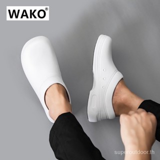 Wako รองเท้าเชฟ กันลื่น กันน้ํามัน เบาพิเศษ สําหรับผู้ชาย ผู้หญิง ใส่ทํางาน เชฟ VRCE