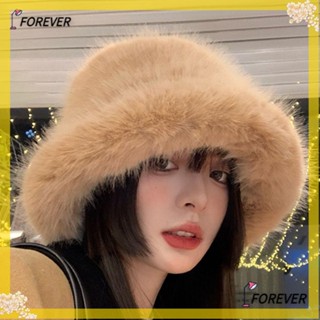 FOREVER Forever หมวกบักเก็ตแฟชั่น หรูหรา ให้ความอบอุ่น สําหรับชาวประมง