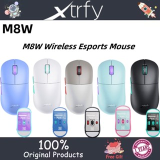 Xtrfy M8W เมาส์เกมมิ่งไร้สาย น้ําหนักเบา 55 กรัม 3395