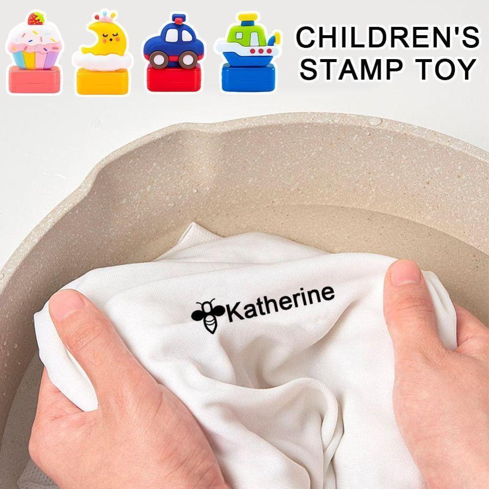 Uniis แสตมป์ตราประทับชื่อเด็ก กันน้ํา ตราประทับชื่อเด็ก ไม่ซีดจาง ปรับแต่งชื่อเสื้อผ้าเด็ก DIY