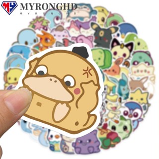 Myronghd สติกเกอร์ ลายการ์ตูนกราฟฟิตี้ Q Version สําหรับติดตกแต่ง 50 ชิ้น