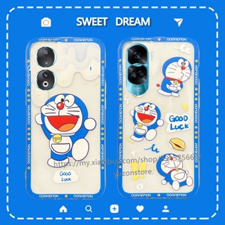 ใหม่ เคสโทรศัพท์มือถือแบบนิ่ม กันกระแทก ลายการ์ตูนโดราเอมอน สําหรับ Honor 90 Lite 70 50 Lite เคส Phone Case