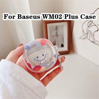 【Yoshida】เคสหูฟังนิ่ม แบบใส ลายการ์ตูนนวัตกรรม สําหรับ Baseus WM02 Plus WM02 Plus