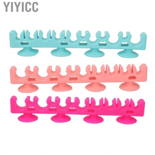 Yiyicc Suction Cup Brush Drying Rack Firmly Fixing Makeup for Wall Salon Use