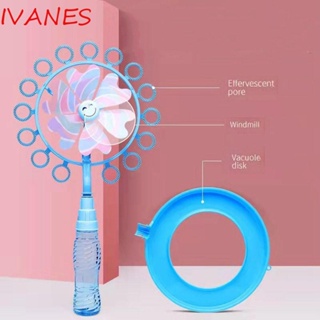 Ivanes บับเบิ้ล|ของเล่นเป่าฟองสบู่ รูปกังหันลม ขนาดใหญ่ หมุนได้ หลายรูปทรง สําหรับปาร์ตี้กลางแจ้ง