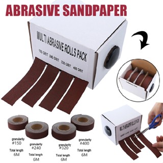 New Abrasive Paper Sandpaper with Dispenser Metal Glass Wood Sandpaper