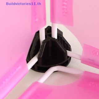 Buildvictories11 อุปกรณ์เชื่อมต่อสายไฟ พลาสติก ขนาดเล็ก สีดํา DIY 10 ชิ้น TH