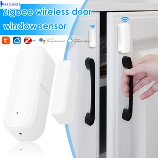 Tuya Smart Zigbee Door Window Contact Sensor Smart Home Wireless Door Detectors Open/close App Remote Alarm KDURANT