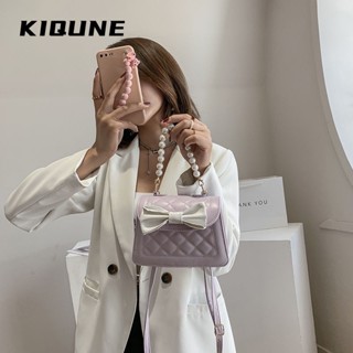 KIQUNE   กระเป๋าสะพาย ข้าง กระเป๋าผู้หญิงสะพายข้าง 2023 new  สไตล์เกาหลี High quality Unique ทันสมัย L91TMAC 37Z230910