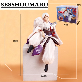 โมเดลฟิกเกอร์ PVC รูปปั้นอนิเมะ Inuyasha Sesshoumaru ขนาด 14 ซม. เหมาะกับของขวัญวันเกิด ของเล่นสําหรับเด็ก