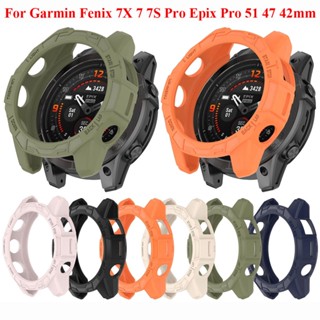 เคสป้องกัน TPU แบบนิ่ม สําหรับ Garmin Fenix 7X Fenix 7 Fenix 7S Garmin Epix Pro 42 มม. 47 มม. 51 มม.