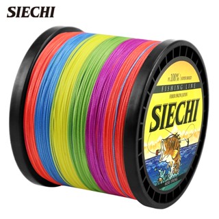 Siechi สายเบ็ดถัก PE แข็งแรงมาก 1000 ม. 500 ม. 300 ม. สําหรับตกปลาน้ําเค็ม 8 เส้น