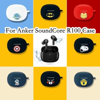 【Case Home】เคสหูฟัง แบบนิ่ม ลายการ์ตูน สําหรับ Anker SoundCore R100 Anker SoundCore R100