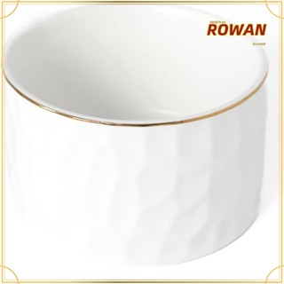 Rowans กล่องเซรามิค สีขาว สําหรับใส่จัดเก็บดินสอ รีโมตคอนโทรล