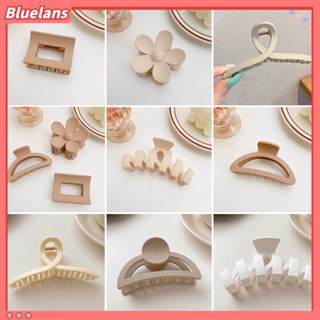 Bluelans กิ๊บติดผม รูปกรงเล็บ สีชานม ที่ทนต่อการสึกหรอ สําหรับผู้หญิง