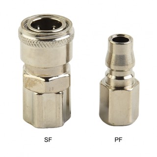 ⚡NEW 8⚡Pneumatic Joint Connector Release Plug 20SF + 20PF Female: 1/4 OD 13mm