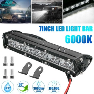 Rctown ไฟตัดหมอก Led 18w 3600lm 6000k 7 นิ้ว สําหรับรถยนต์ รถบรรทุก ออฟโร้ด 4wd