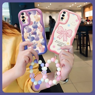 Soft Liquid silicone Phone Case For VIVO Y20/Y20i/Y20s/Y30 Standard Edition texture Wave border Heat dissipation luxurious