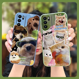 soft shell phone case Phone Case For OPPO A16/A16s/A54s Anti-fall Solid color Lens package Cartoon Skin-friendly feel