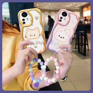 lovely flower Phone Case For Xiaomi 12 Lite interest three-dimensional Pendants romantic For Girls Anti drop airbag trend