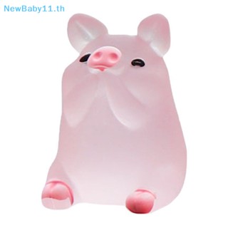 Onebaby ฟิกเกอร์ตุ๊กตาหมู ขนาดเล็ก สําหรับตกแต่งสวน รถยนต์ DIY TH