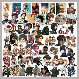 Star3 สติกเกอร์ ลายการ์ตูน Attack On Titan กันน้ํา สําหรับติดตกแต่งกระเป๋าเดินทาง โน้ตบุ๊ก สกูตเตอร์ 50 ชิ้น ต่อชุด