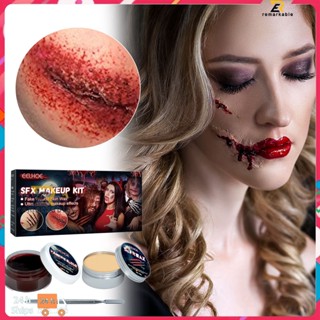 พร้อมส่ง Eelhoe Scar Wax Halloween Carnival Skin Wax Plasma Makeup Sleeve Scar Scarring Horror Atmosphere Party Makeup Prop excellent_th