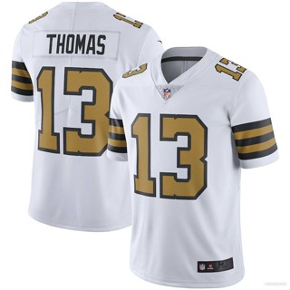 Qy NFL ใหม่ เสื้อกีฬาแขนสั้น ลายทีมฟุตบอล Thomas Drew Brees พลัสไซซ์