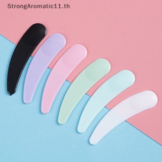 Strongaromatic ช้อนตักครีมแต่งหน้า แบบใช้แล้วทิ้ง สุ่มสี 50 ชิ้น