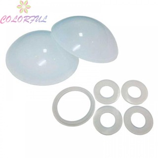 【COLORFUL】Check Valve Seals 7pcs For Coleman SaluSpa Kit Semi-Transparent Silicone Rubber