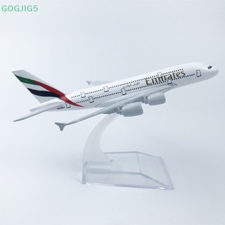 [GOGJIG5] โมเดลเครื่องบินโลหะ 1:400 A380 ขนาด 16 ซม. ของเล่นสําหรับเด็กผู้ชาย